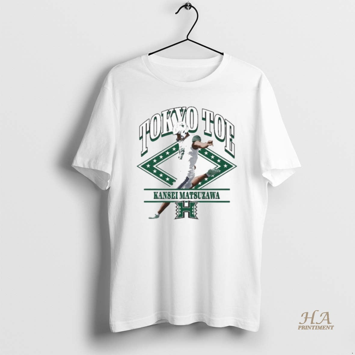 Official Kansei Matsuzawa Tokyo Toe Hawaii Rainbow Warriors