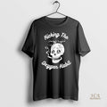 Official Kicking The Oxygen Habit Skull Smoking Black