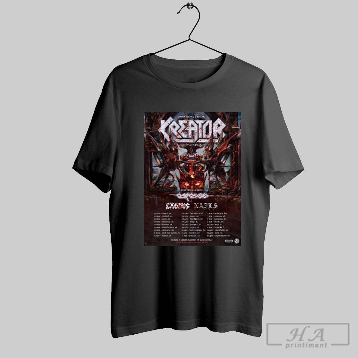 Official Kreator Krushers Of The World Uk And Europe 2026 Tour Schedule Dates