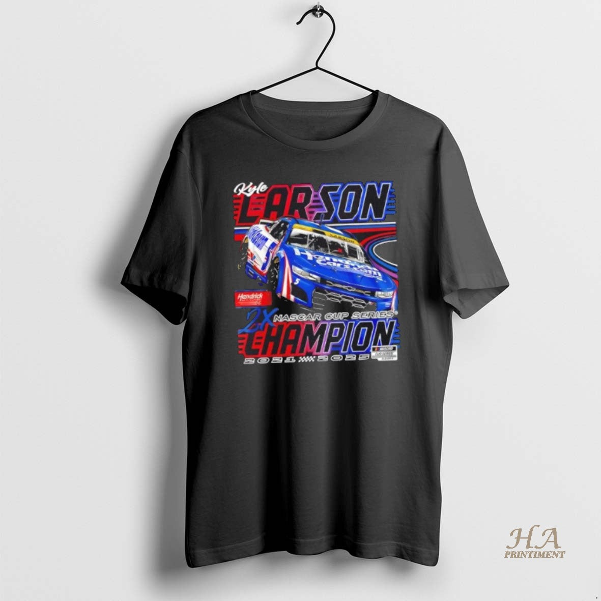 Official Kyle Larson 5 2025 Nascar Two Time Champion 2 Sided