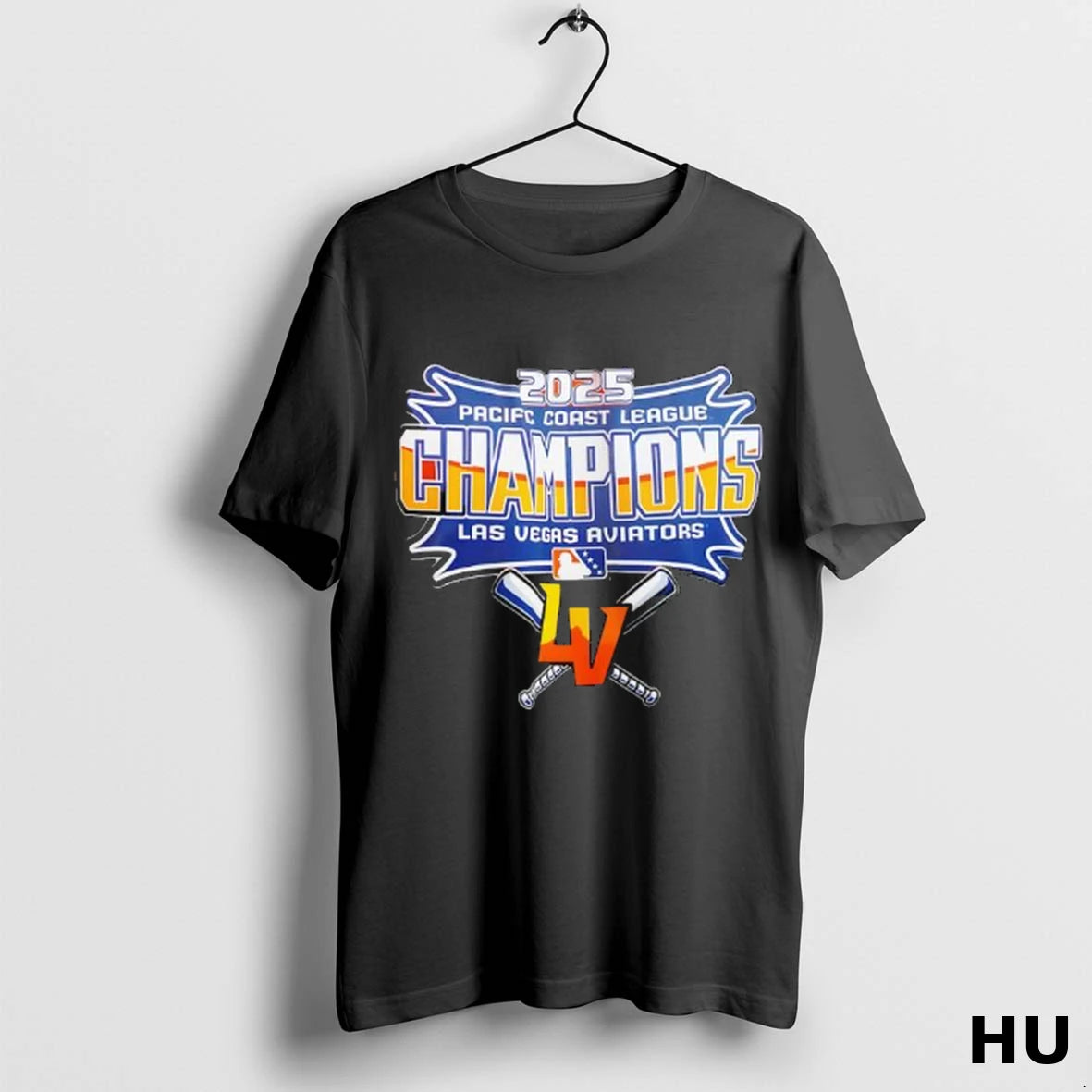 Official Las Vegas Aviators 2025 Pacific Coast League Champions Logo T Shirt