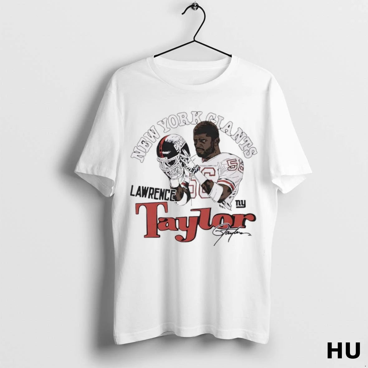 Official Lawrence Taylor New York Giants Player Classic Caricature T Shirt