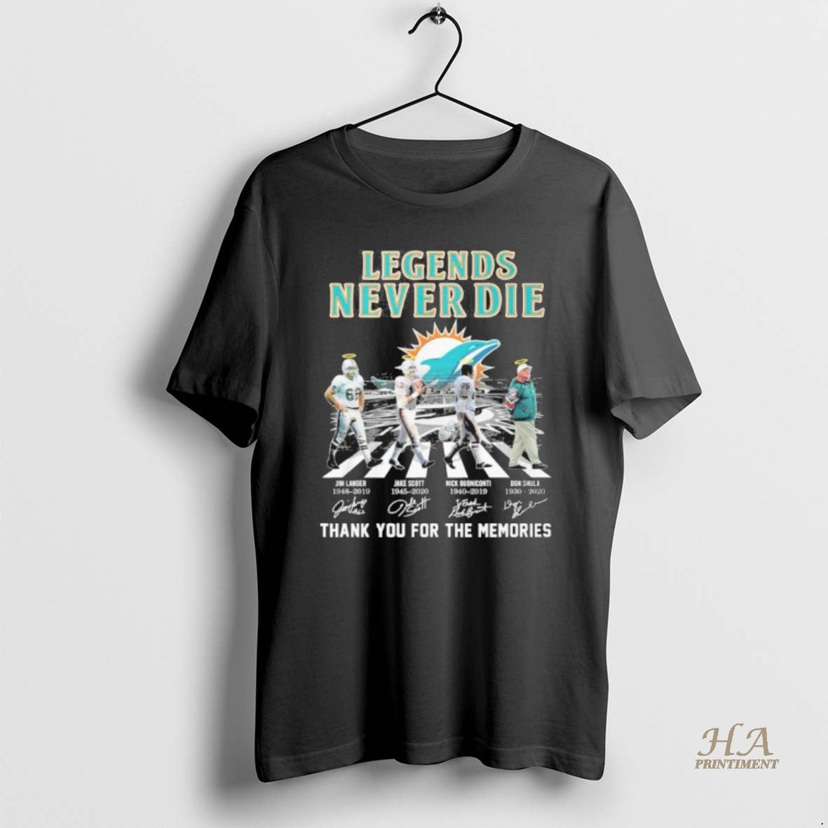 Official Legends Never Die Miami Dolphins Abbey Road