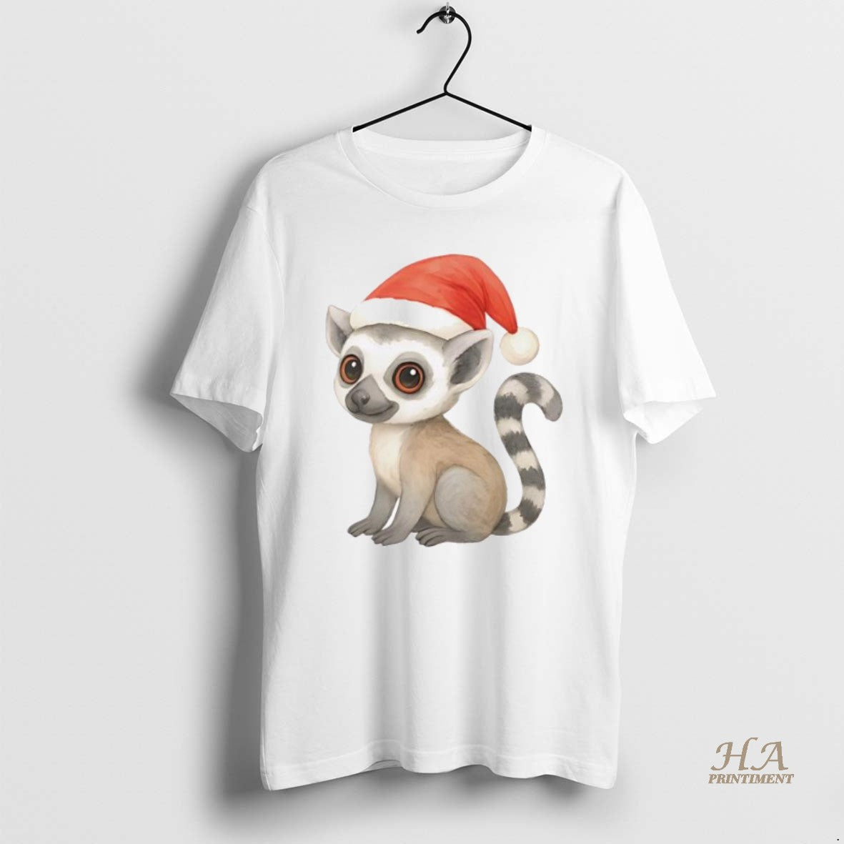 Official Lemur Baby Christmas Personalized Ornaments White