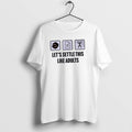 Official Lets Settle This Like Adults Classictshirt