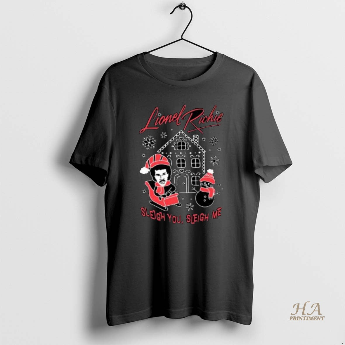 Official Lionel Richie Sleigh You Sleigh Me Circle Black