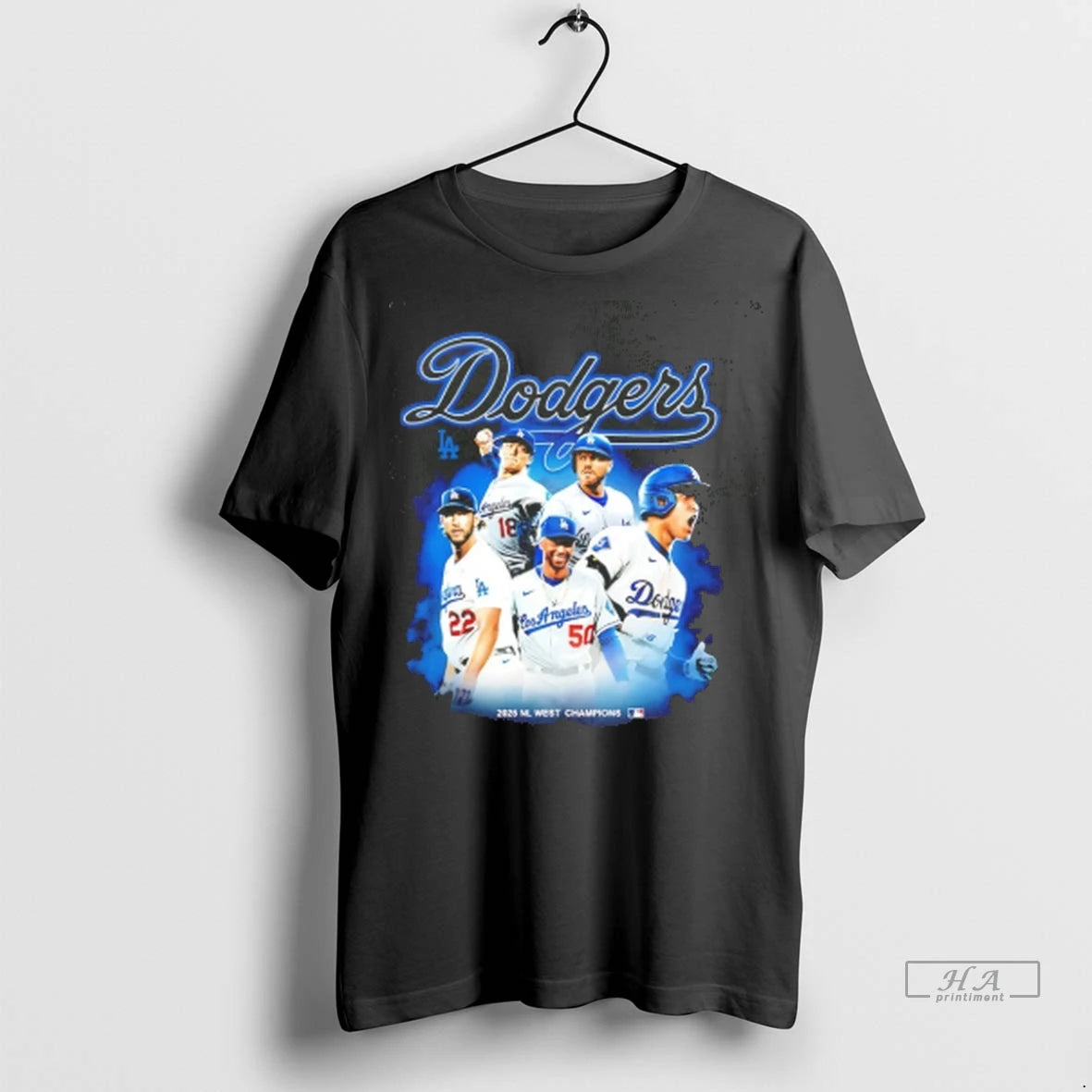 Official Los Angeles Dodgers 2025 Nl West Champions Graphic Tee Tshirts Sweater