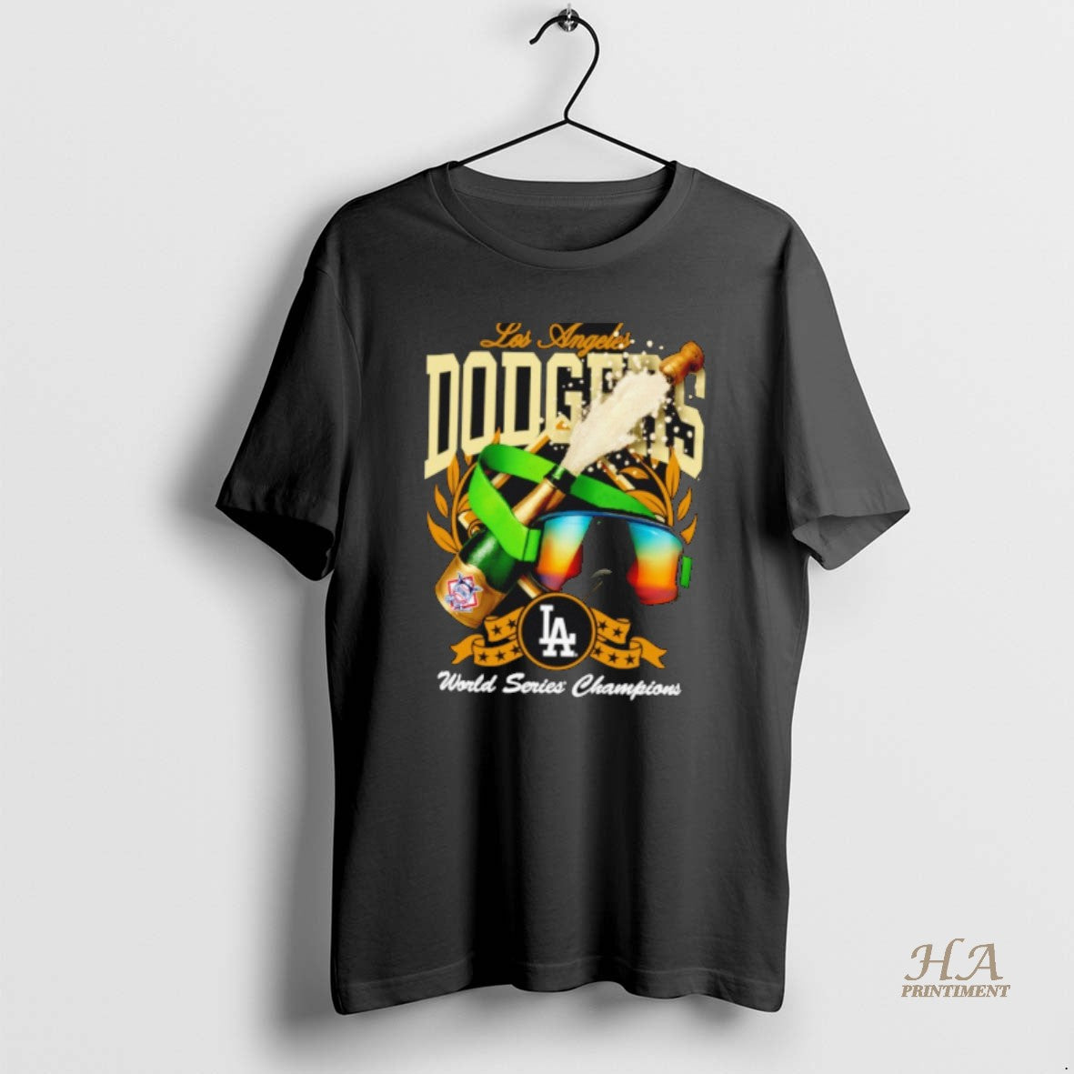 Official Los Angeles Dodgers 2025 World Series Champions Champagne