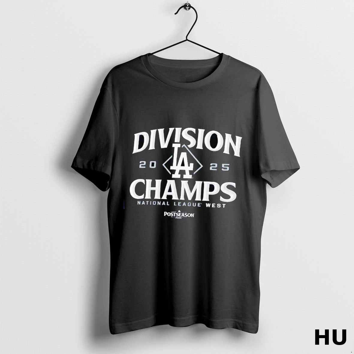 Official Los Angeles Dodgers Division Champs 2025 Nl West Division Champions T Shirt
