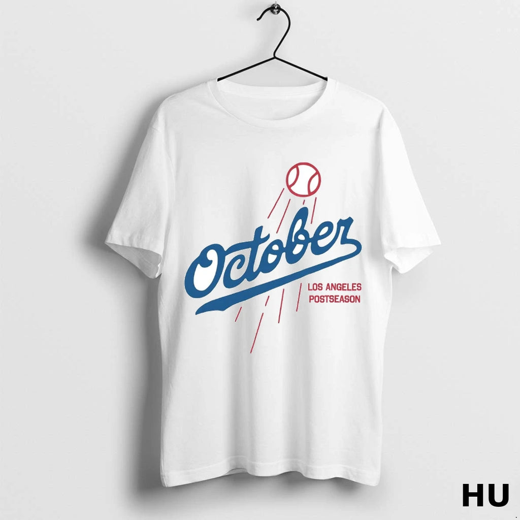 Official Los Angeles Dodgers October Postseason T Shirt