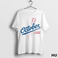 Official Los Angeles Dodgers October Postseason T Shirt