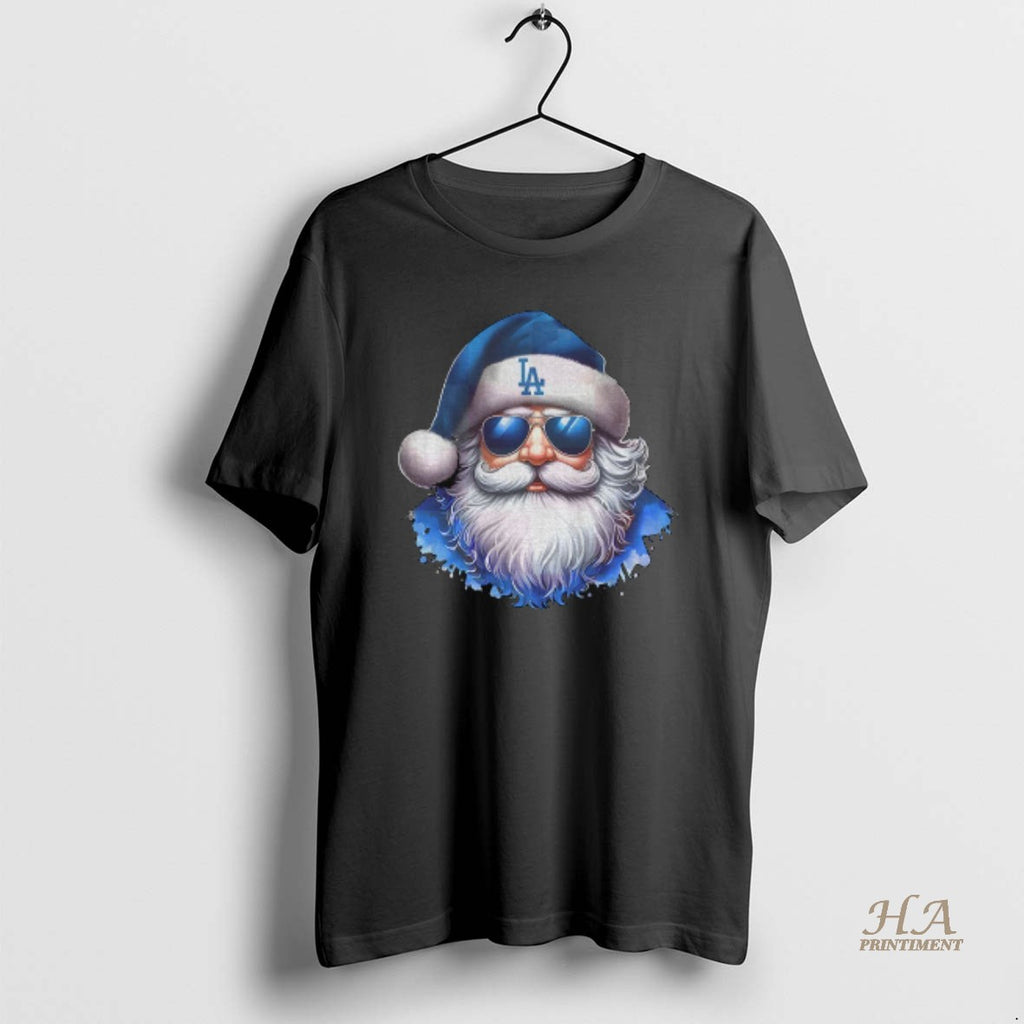 Official Los Angeles Dogers Baseball Santa Christmas