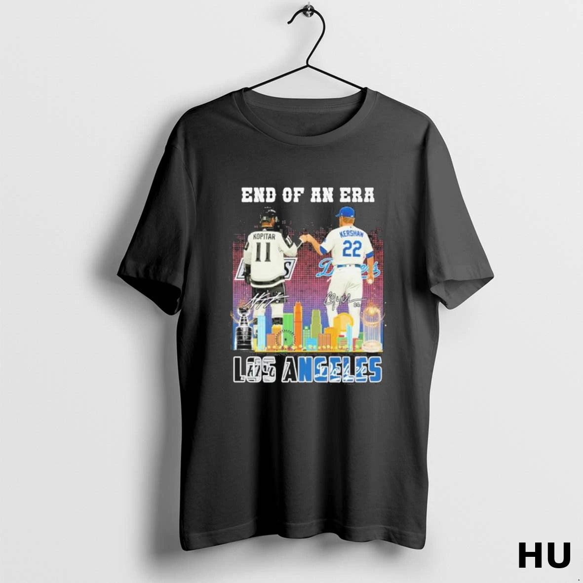 Official Los Angeles End Of An Era Clayton Kershaw And Anze Kopitar T Shirt