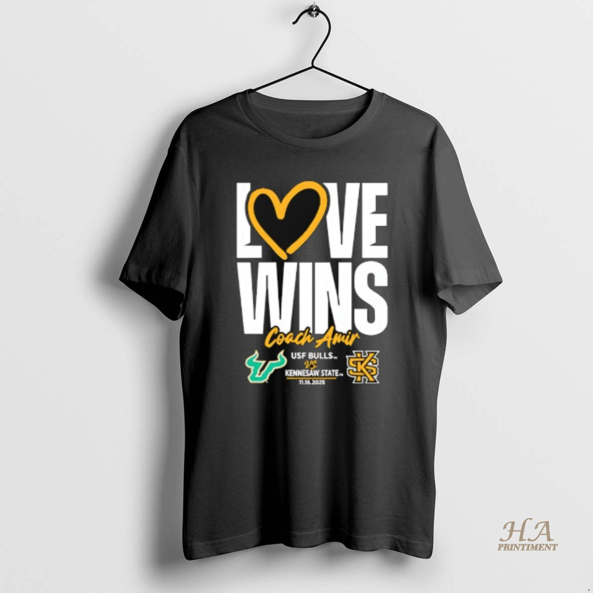 Official Love Wins Coach Amir Usf Bull Vs Kennesaw State 2025