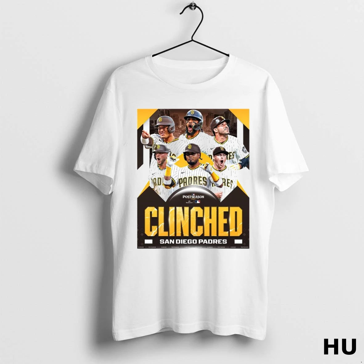 Official Mlb Postseason 2025 San Diego Padres Clinched Fight For The Fairhful T Shirt