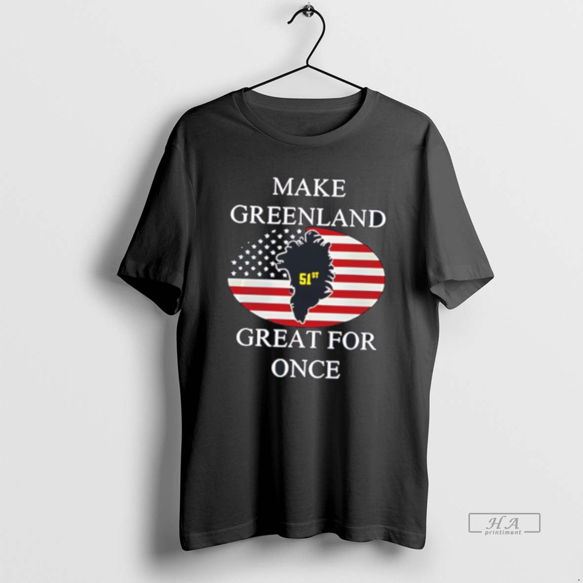 Official Make Greenland Great For Once Tee