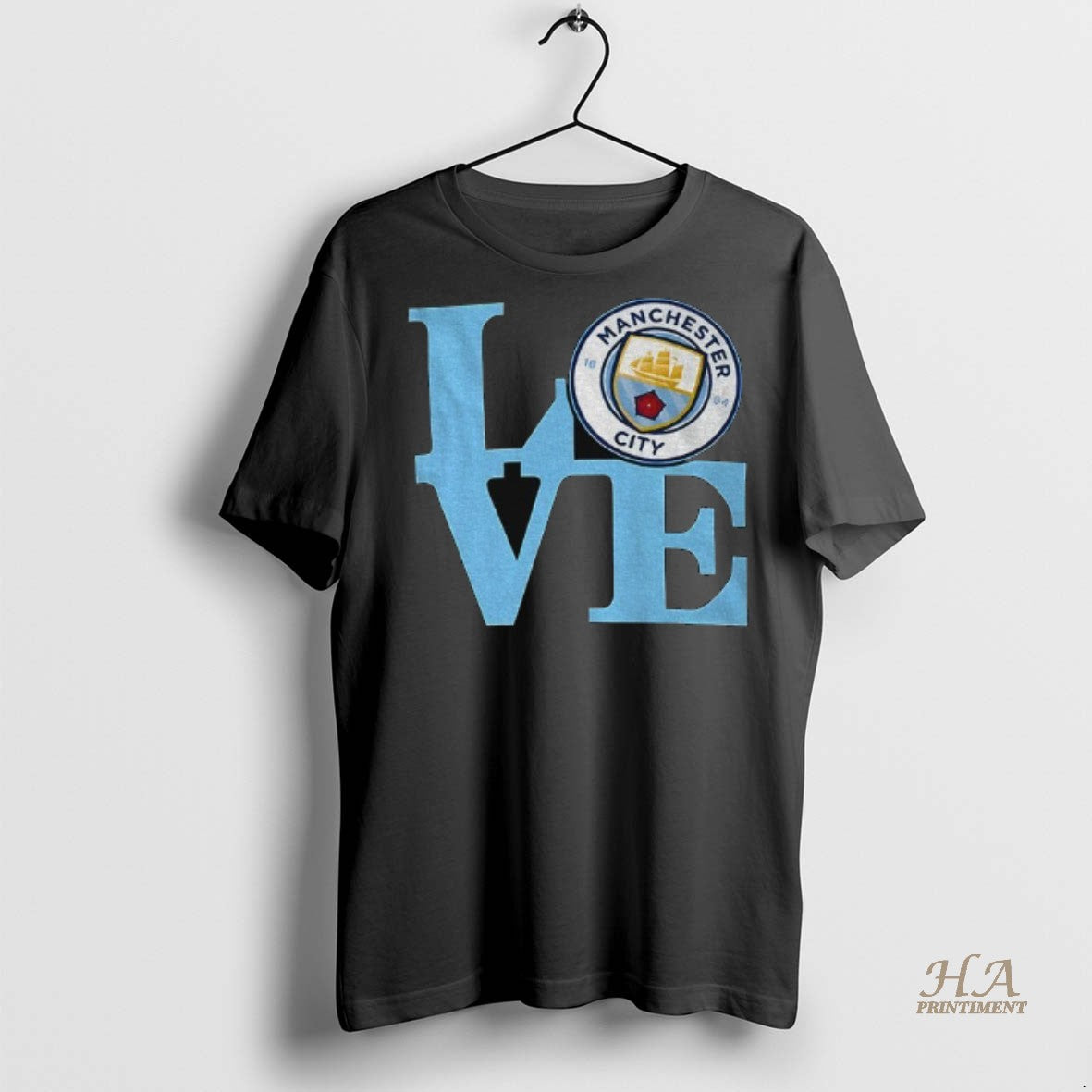 Official Manchester City Fc Logo Love Shirt
