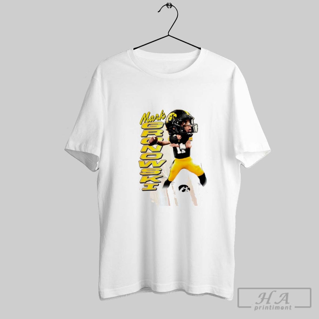 Official Mark Gronowski Iowa Hawkeyes Caricature