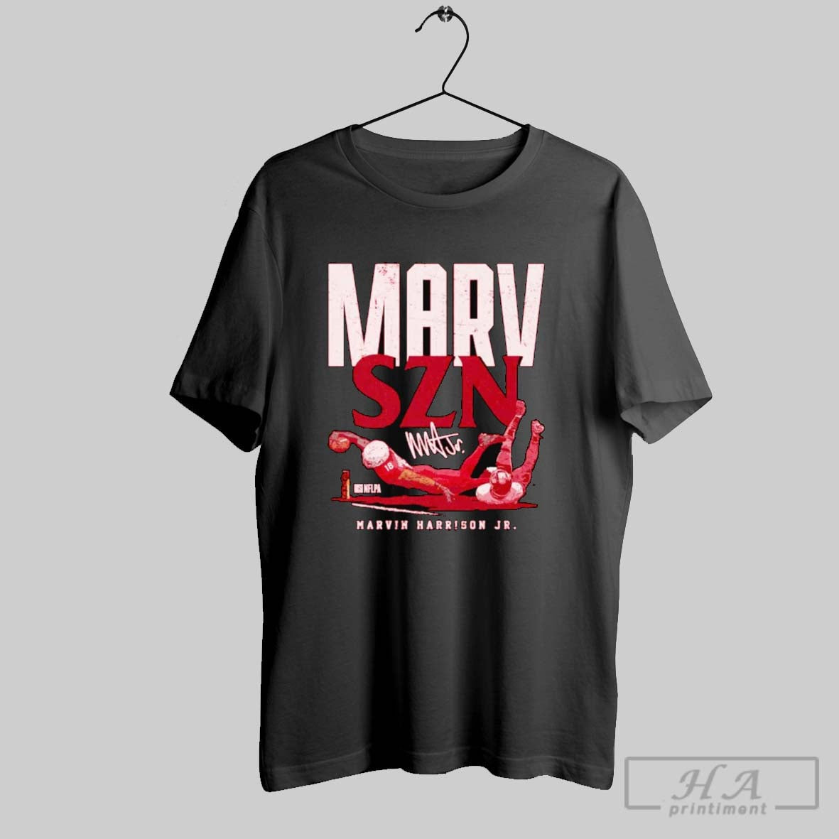 Official Marvin Harrison Jr Marv Szn Signature Arizona Cardinals