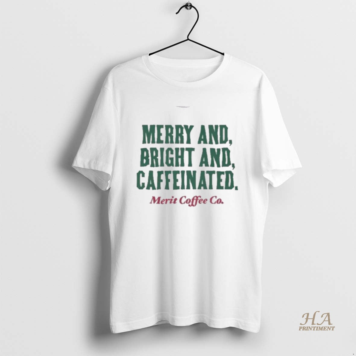 Official Merit Coffee Co Merry And Bright And Caffeinated
