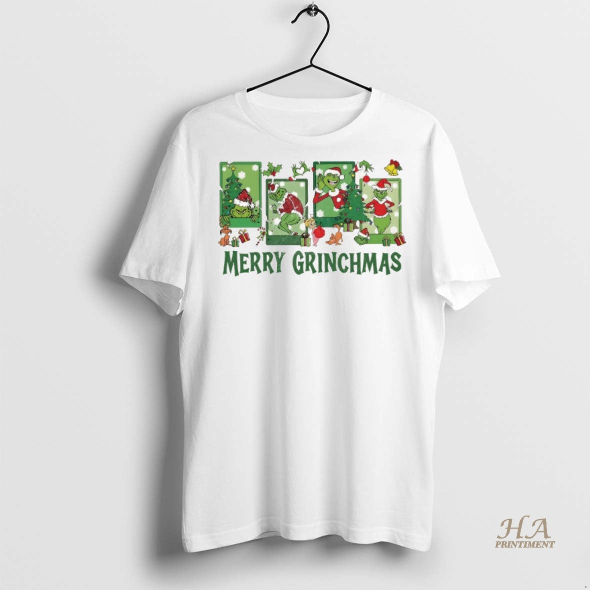 Official Merry Grinchmas Grinch Santa Claus Funny Merry Christmas Shirt