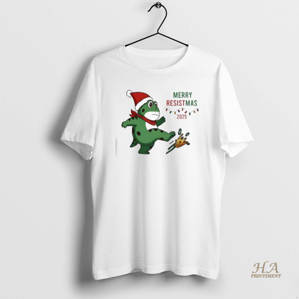 Official Merry Resistmas Portland Frog Resist No King