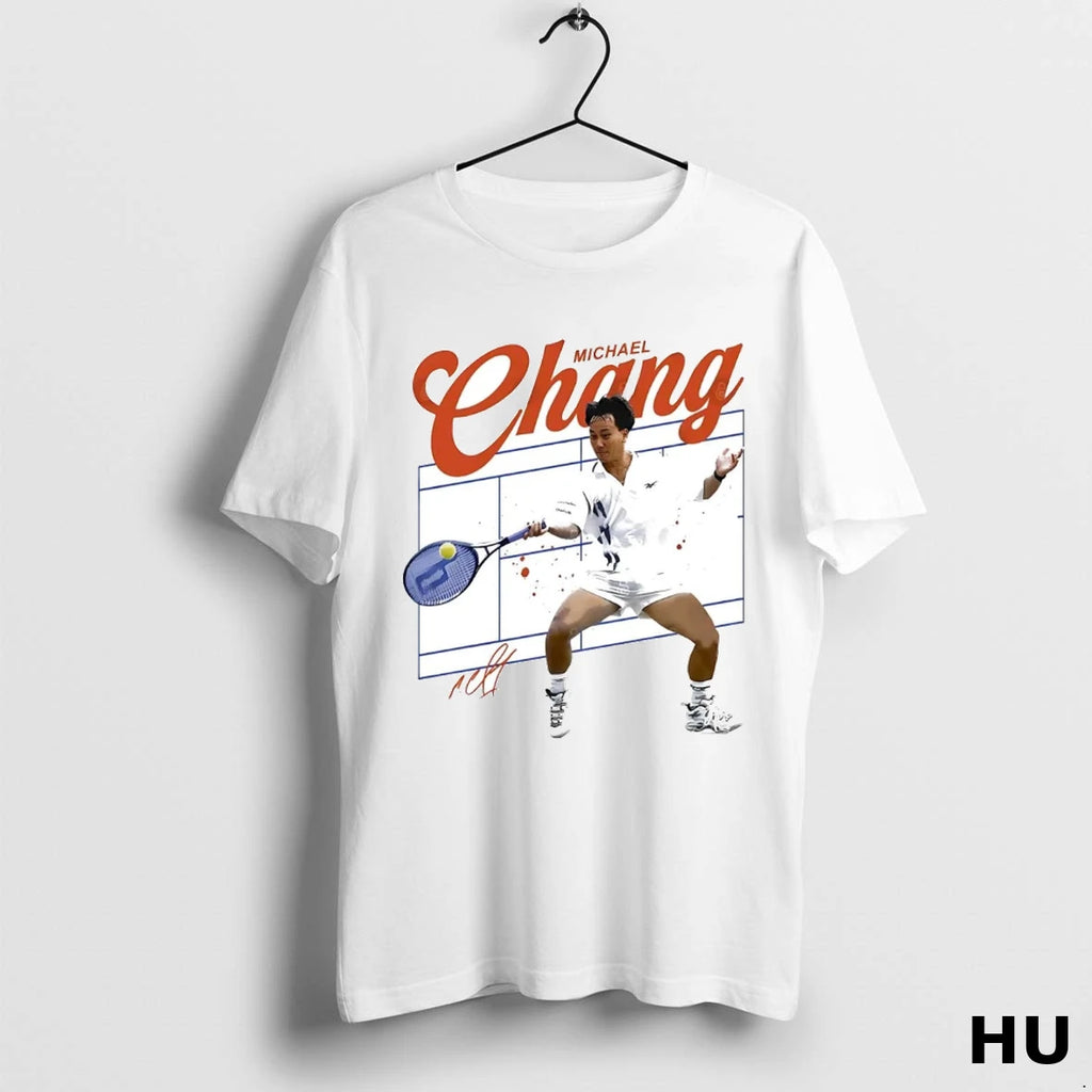Official Michael Chang Tennis Signature T Shirt