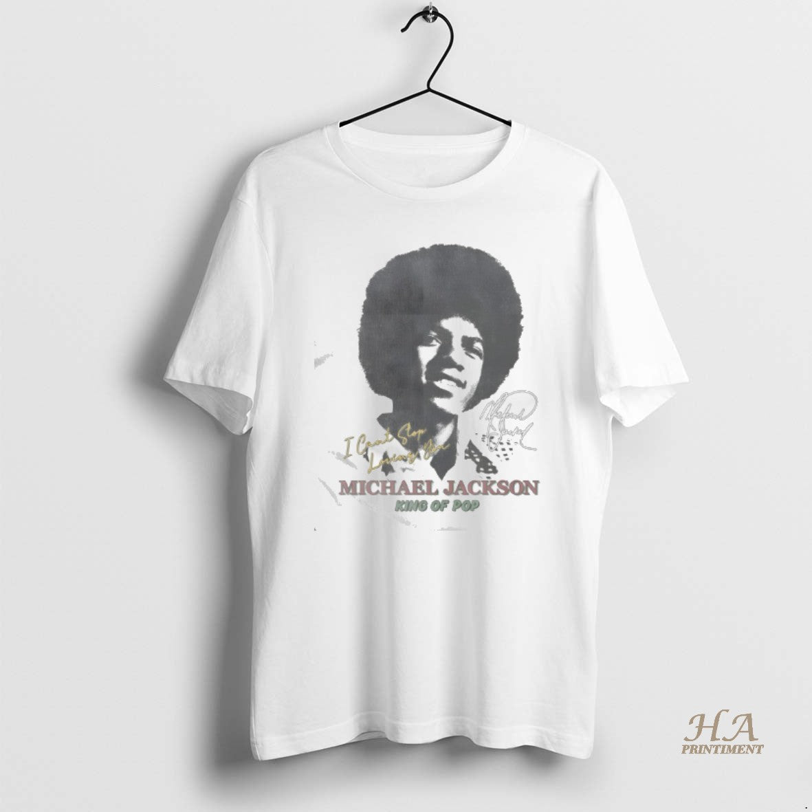 Official Michael Jackson Afro Era Graphic