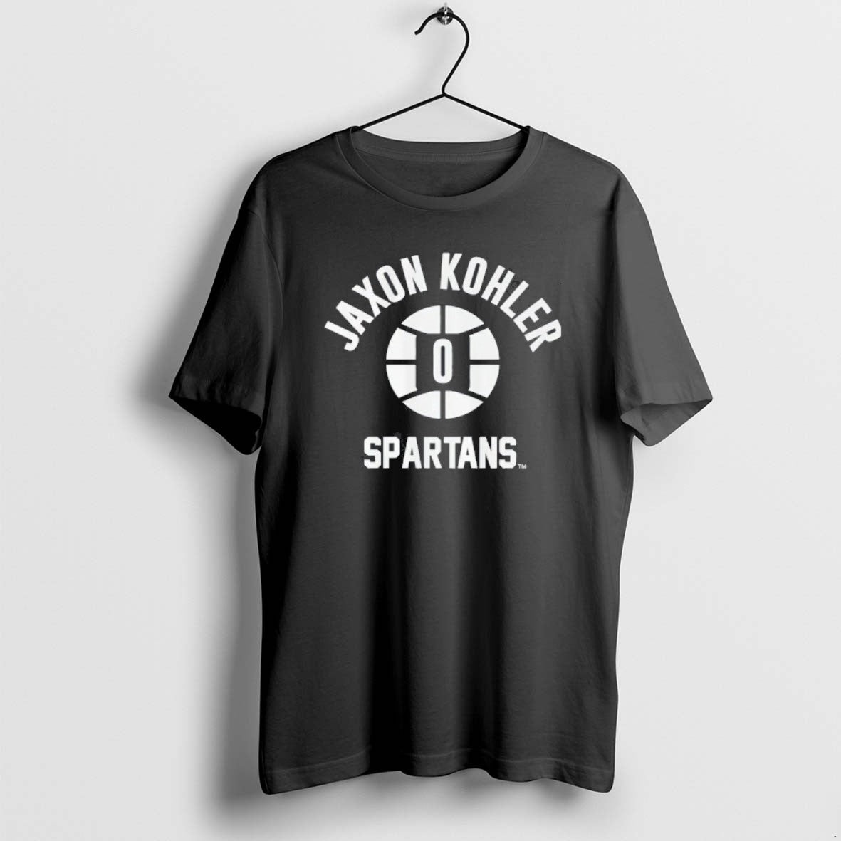 Official Michigan State Spartans Jaxon Kohler 0 Name Number Ball