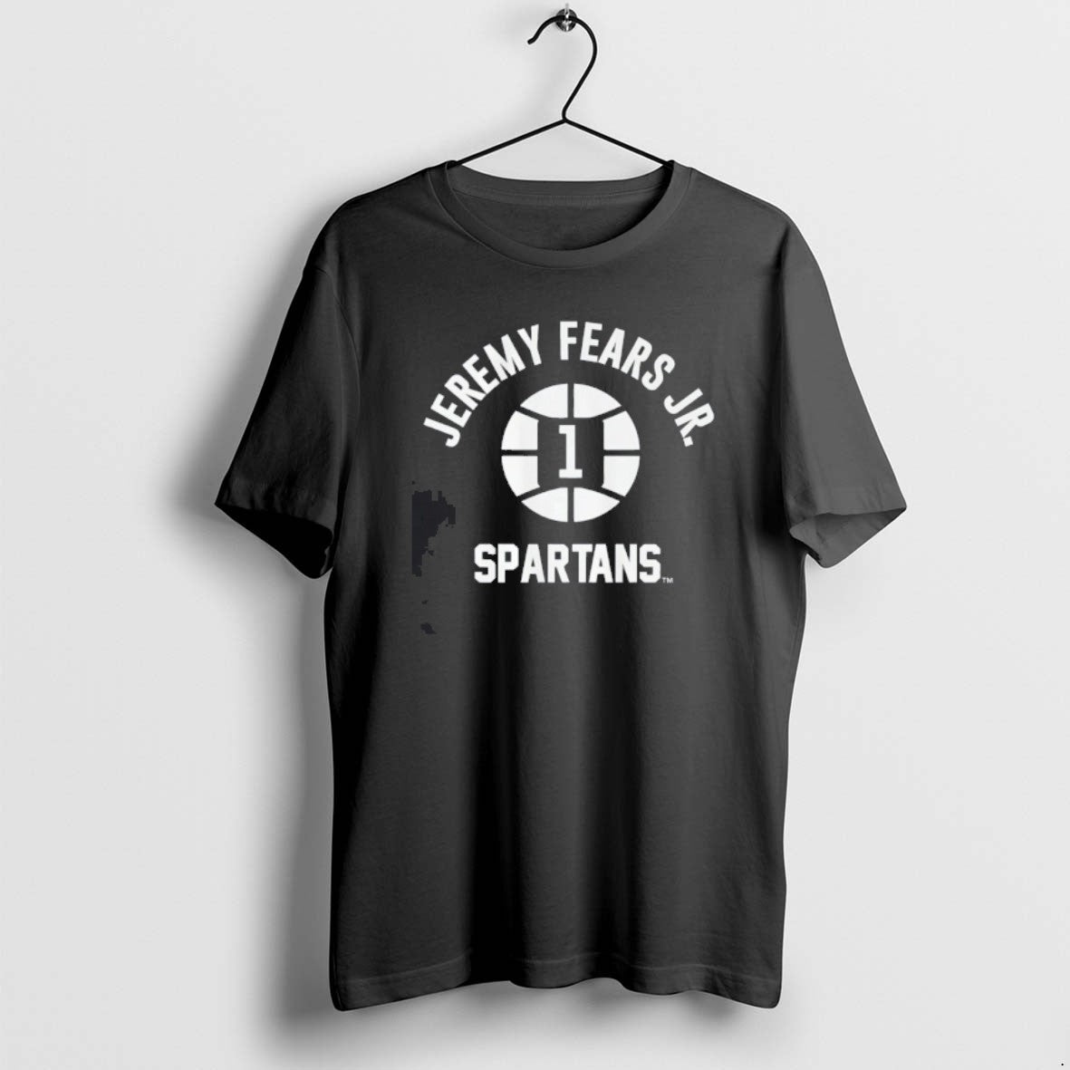 Official Michigan State Spartans Jeremy Fears Jr 1 Name Number Ball