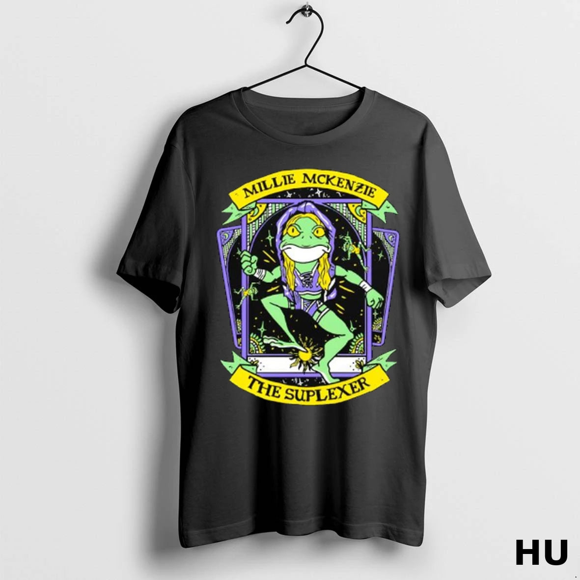 Official Millie Mckenzie The Suplexer Frog T Shirt