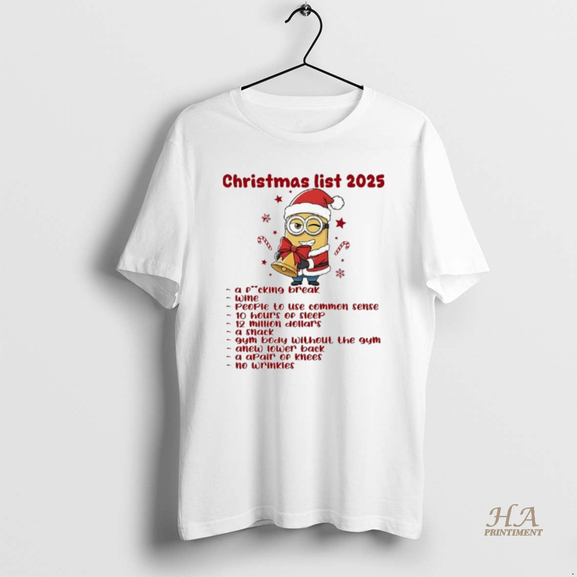 Official Minions Christmas List 2025 A Picking Break Wine People To Use Common Sense