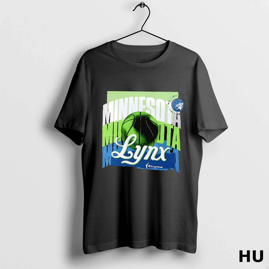 Official Minnesota Lynx 2025 4 Time Wnba Playoffs Champions T Shirt