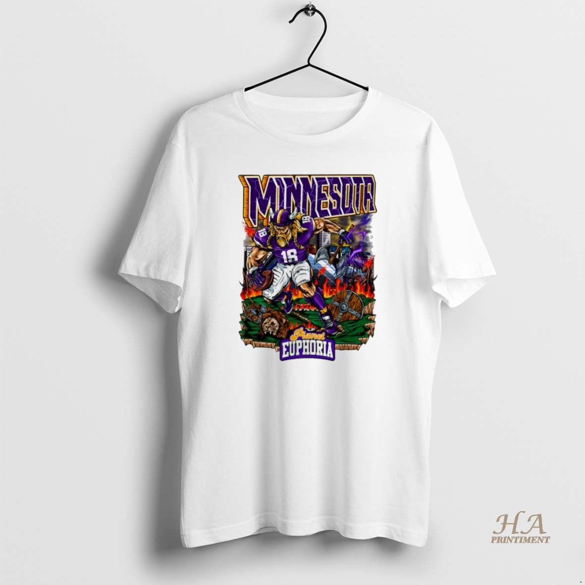 Official Minnesota Vikings Warrior 18 Planet Euphoria Limited Design Extremely Rare