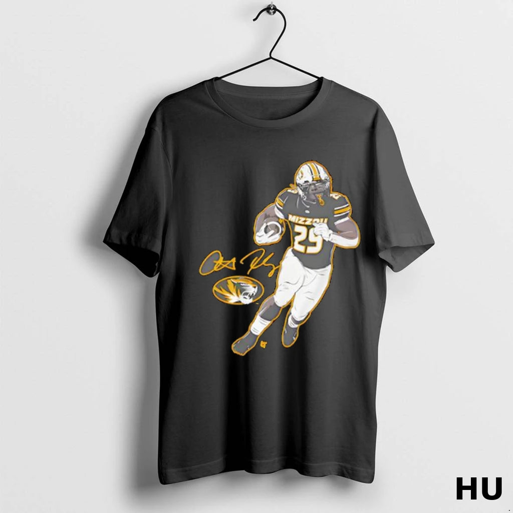 Official Missouri Football Ahmad Hardy Superstar Pose Signature T Shirt