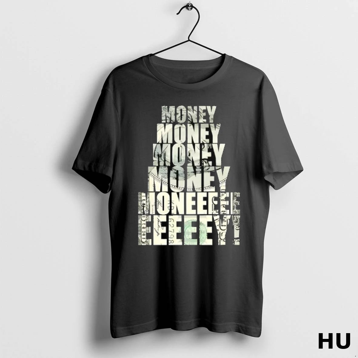 Official Money Money Text Graphic T Shirt