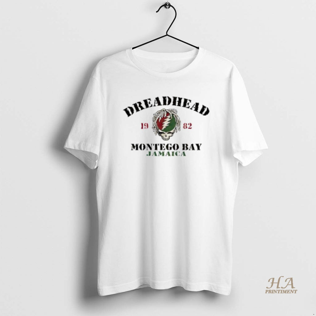 Official Montego Bay Jamaica Grateful Dead Dreadhead Steal Your Face Skull