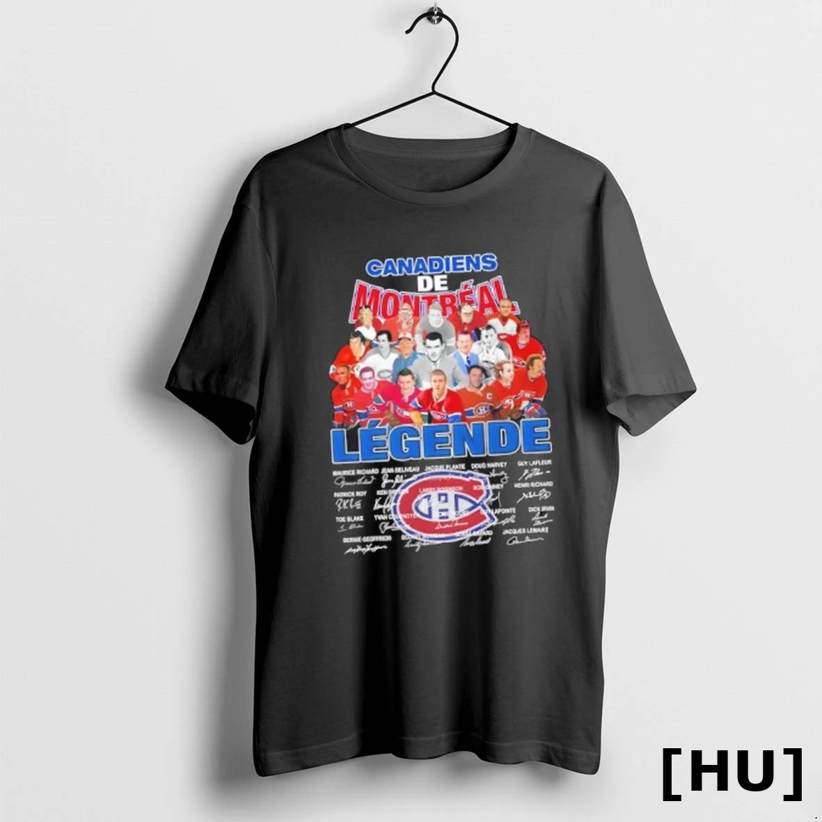 Official Montreal Canadiens Legende Players Signatures T Shirt