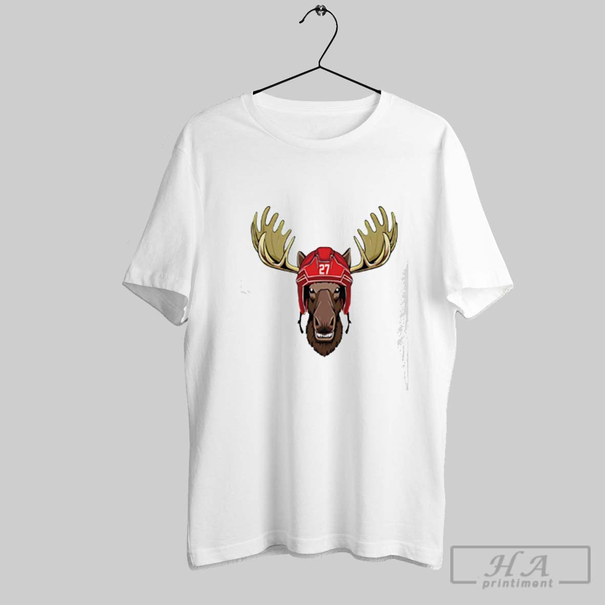 Official Moose Michael Rasmussen Detroit Red Wings Hockey