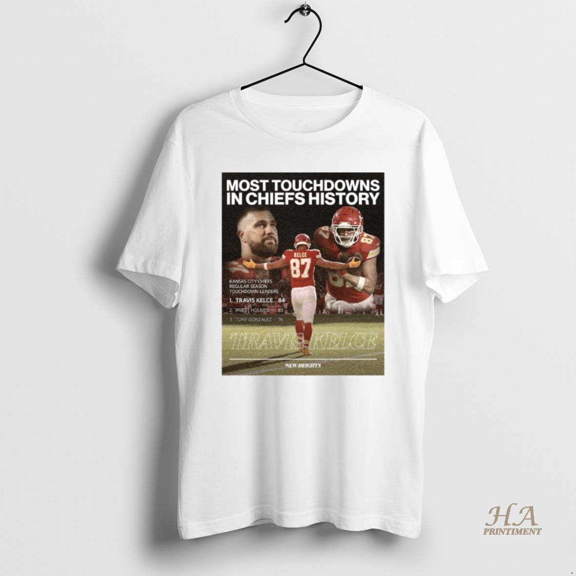 Official Most Touchdowns In Chiefs History Travis Kelce Kansas City Chiefs New Heights
