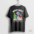 Official Most Likely To Dance With Derpy Tigers Christmas Chriast Shirt