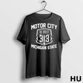 Official Motor City Michigan State Spartans Football Go Green 313 T Shirt
