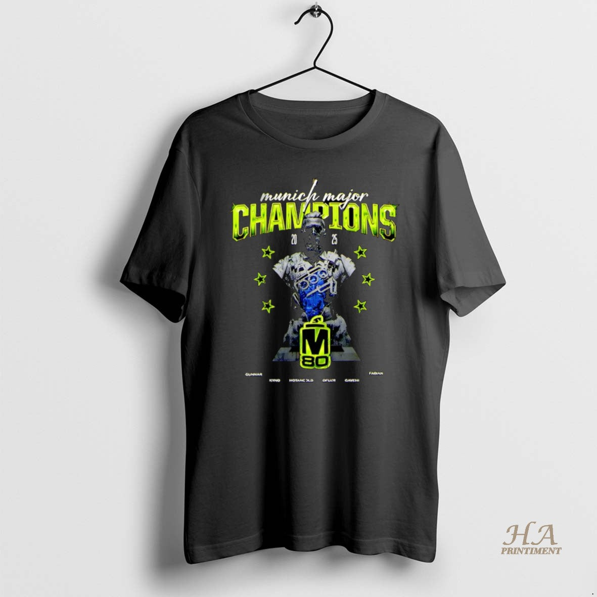 Official Munich Major Champions 2025 M80 Gannar Kyno Hotanold Dfuzr Gaveni Fabian Christmas