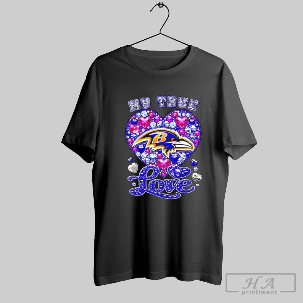 Official My True Love Baltimore Ravens Twinkle Shirt Hoodie Sweater Longsleeve And V Neck