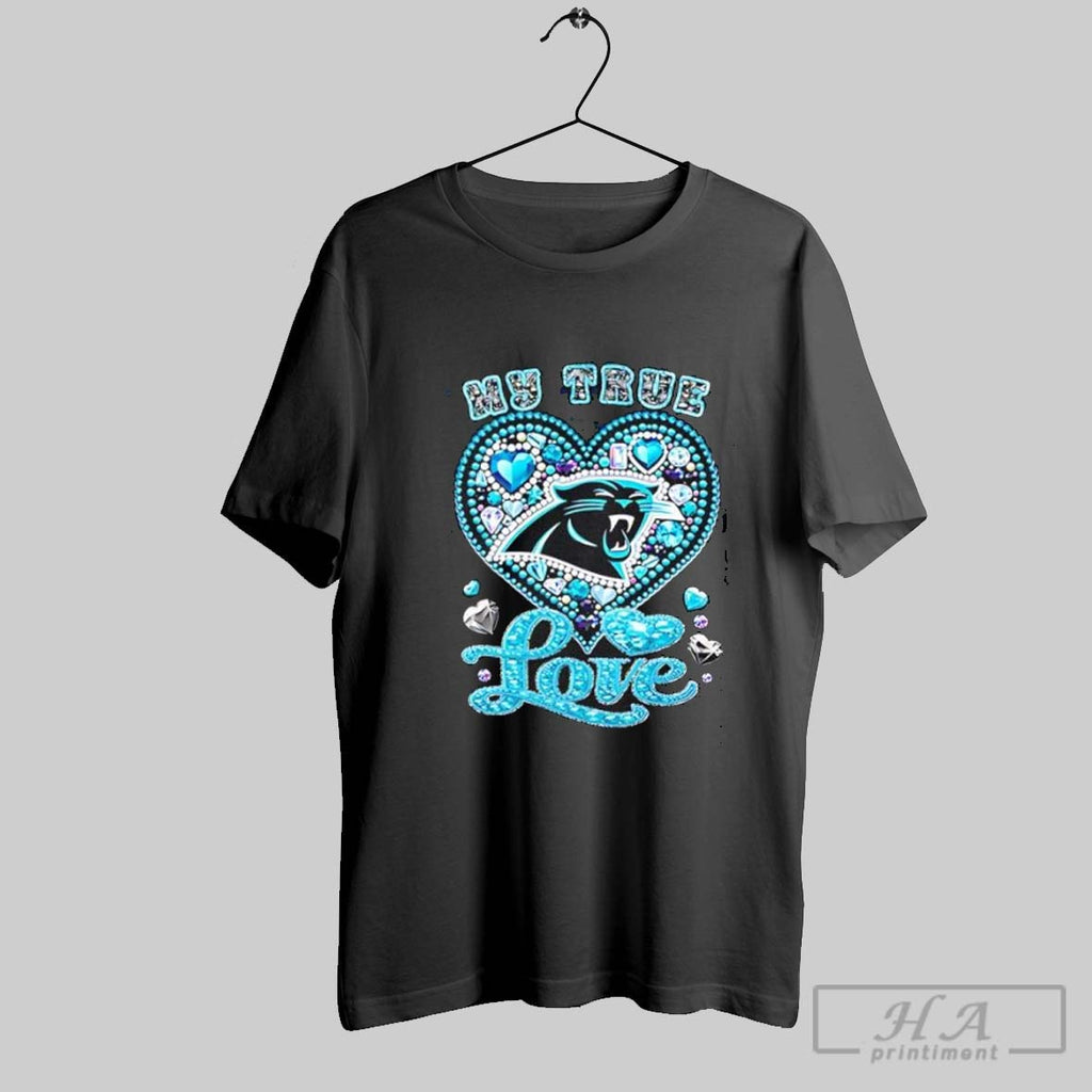 Official My True Love Carolina Panthers Twinkle Shirt Hoodie Sweater Longsleeve And V Neck