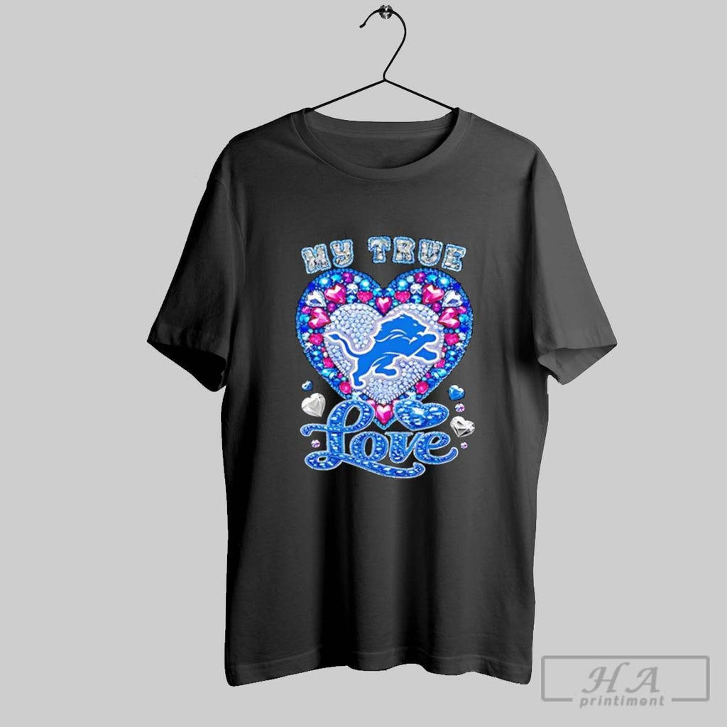 Official My True Love Detroit Lions Twinkle Shirt Hoodie Sweater Longsleeve And V Neck