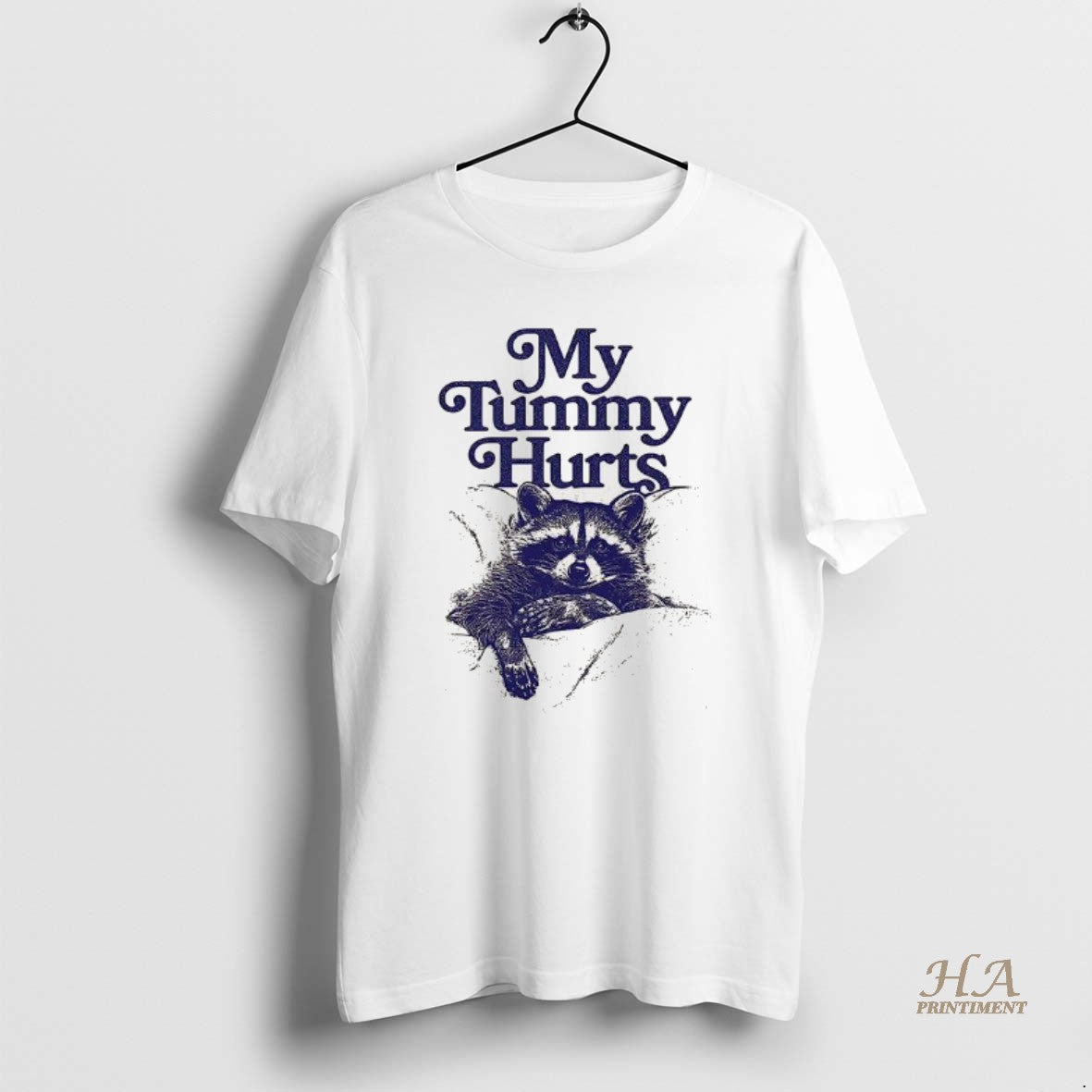 Official My Tummy Hurts Raccoon
