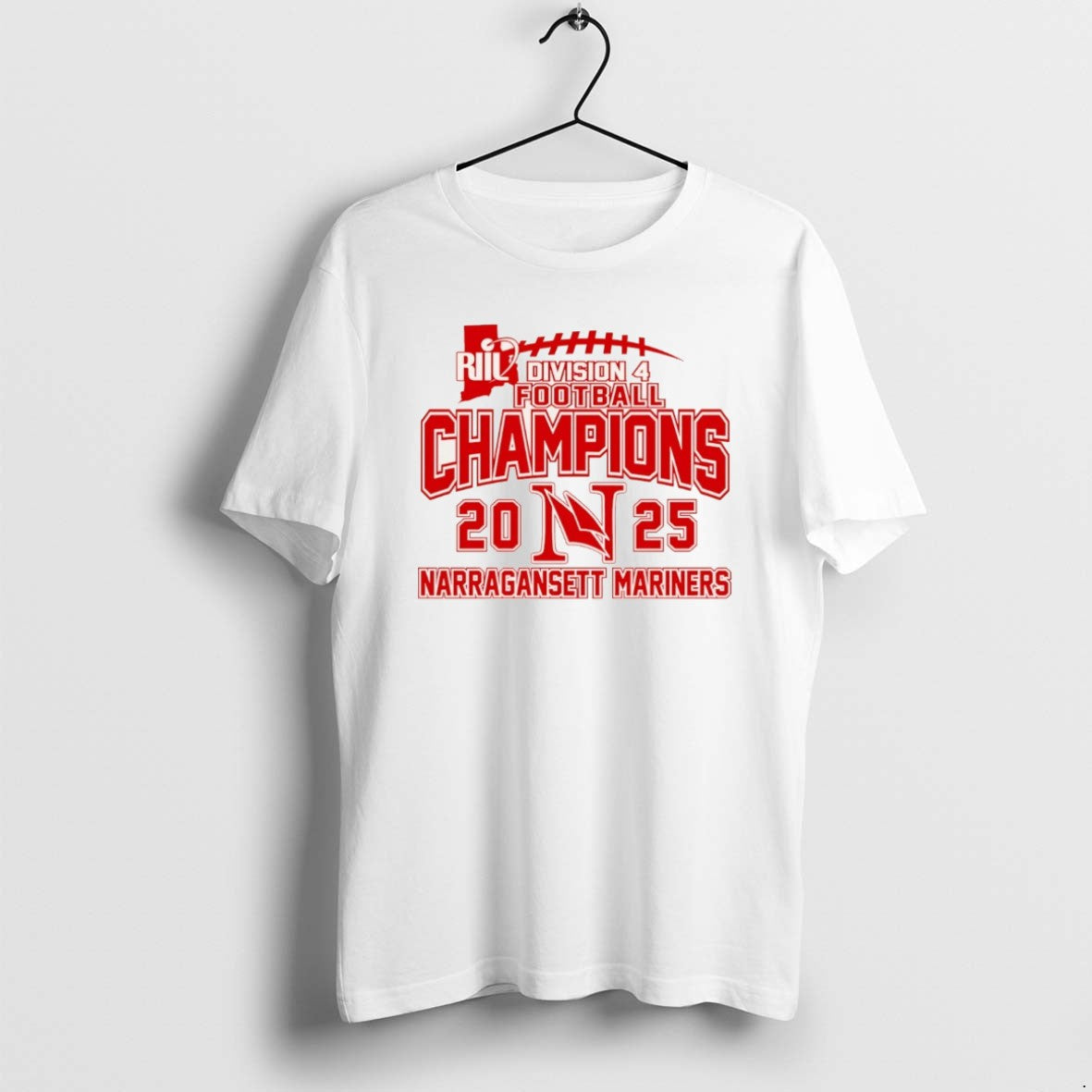 Official Narragansett Mariners 2025 Riil Football Champions Division 4 Christmas
