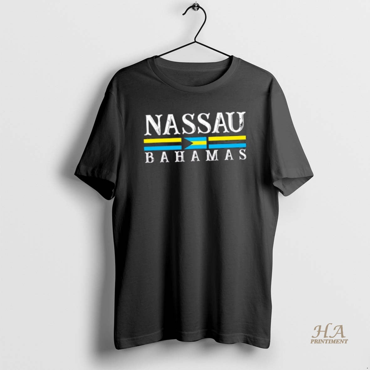 Official Nassau Bahamas Flag Souvenir Travel Vacation Vintage
