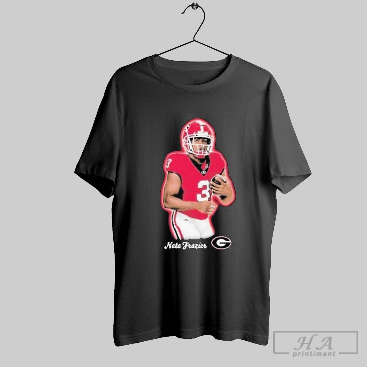 Official Nate Frazier Portrait Georgia Bulldogs Long Sleve
